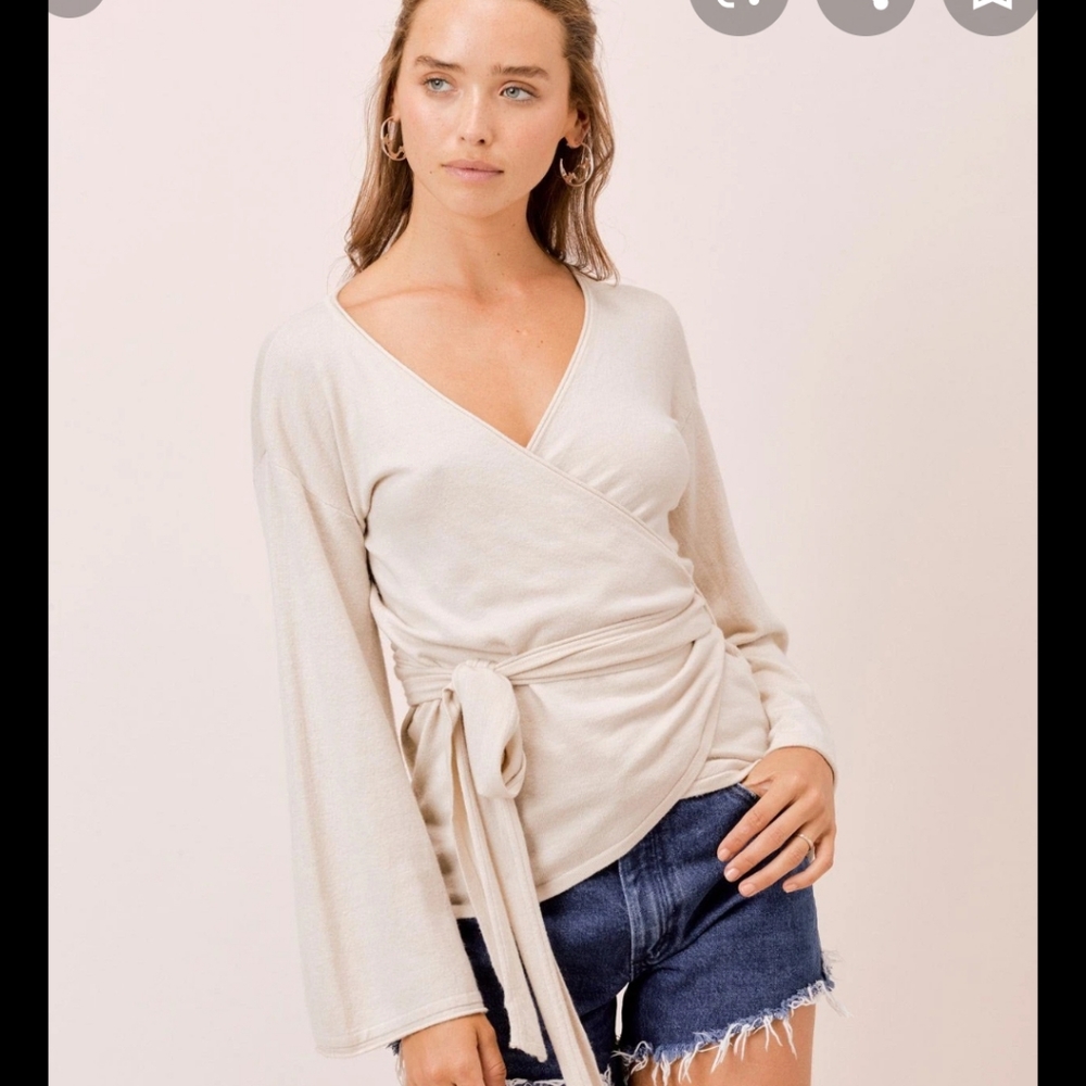 Lovestitch Angie Knit Wrap Top